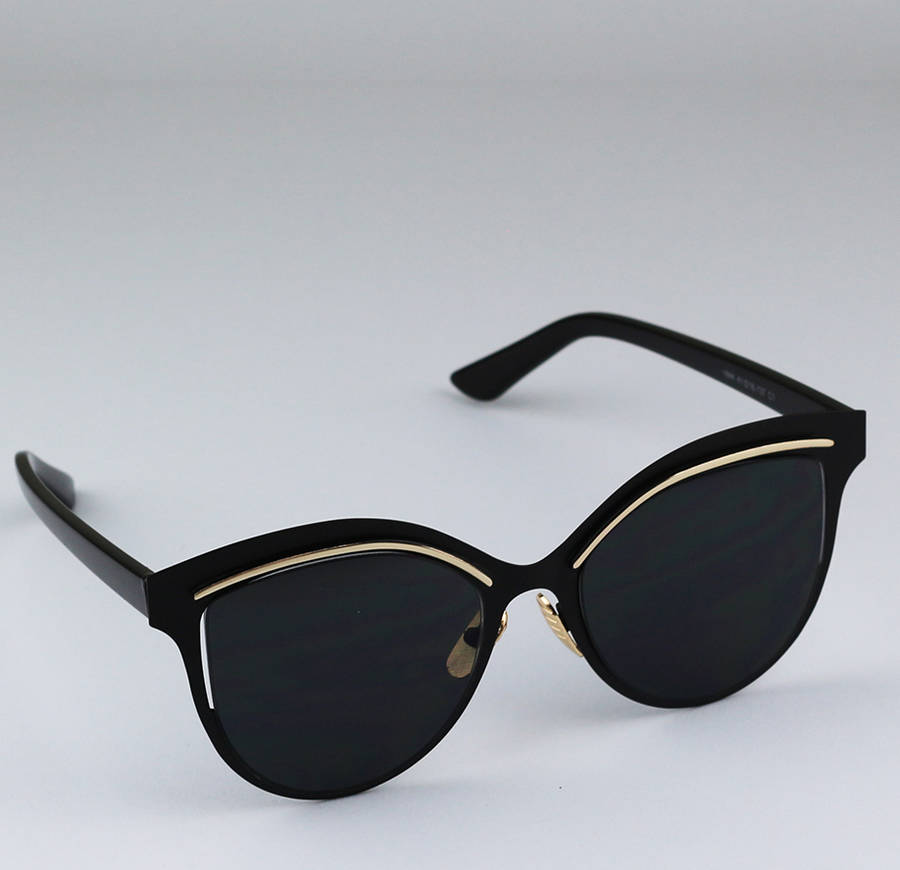 'eyebrow' framed sunglasses by studio hop
