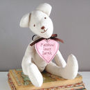 valentines teddy bear personalized