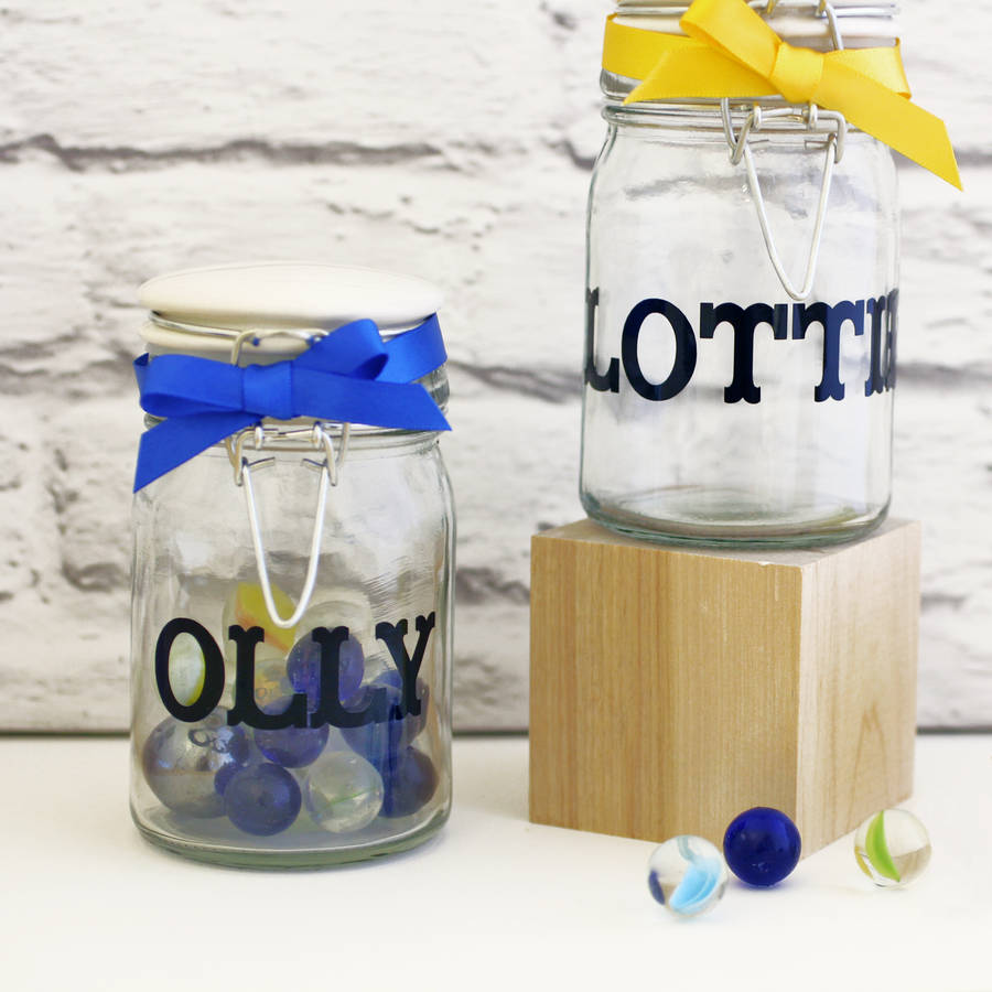 personalised marble reward jars by posh totty designs creates