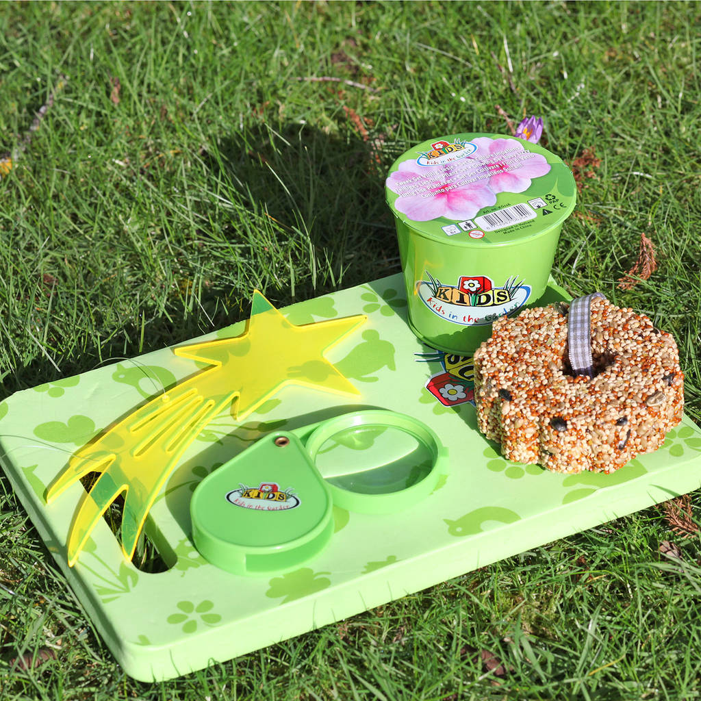 girls gardening set with personalised bag by red berry apple