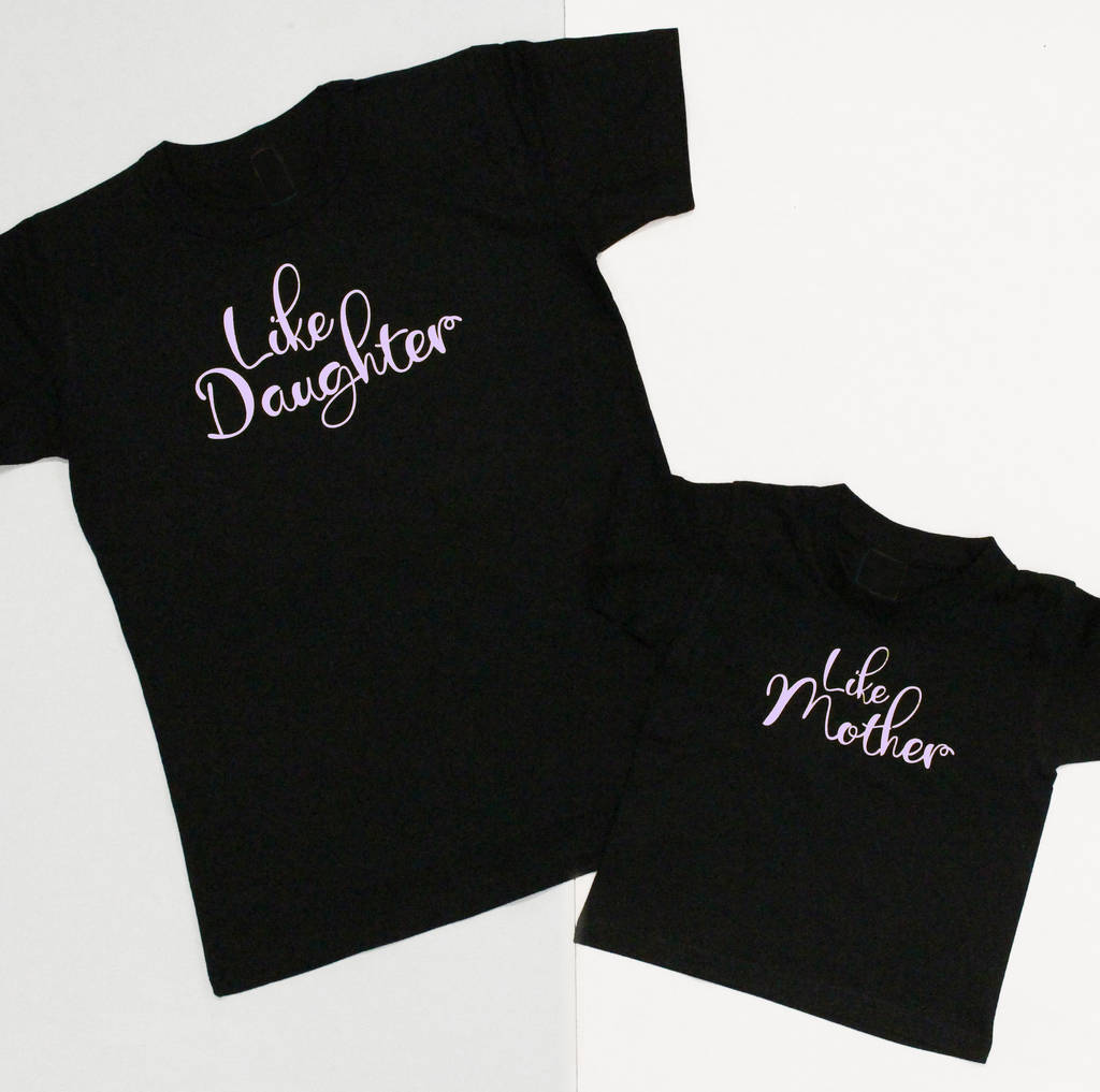 Like Mother Like Daughter T Shirt Set By Precious Little Plum