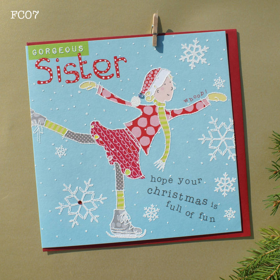 Sister Christmas Card By Molly Mae
