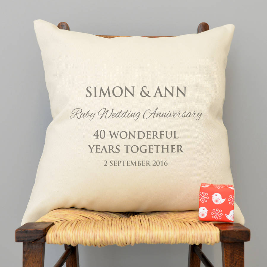 personalised cushion