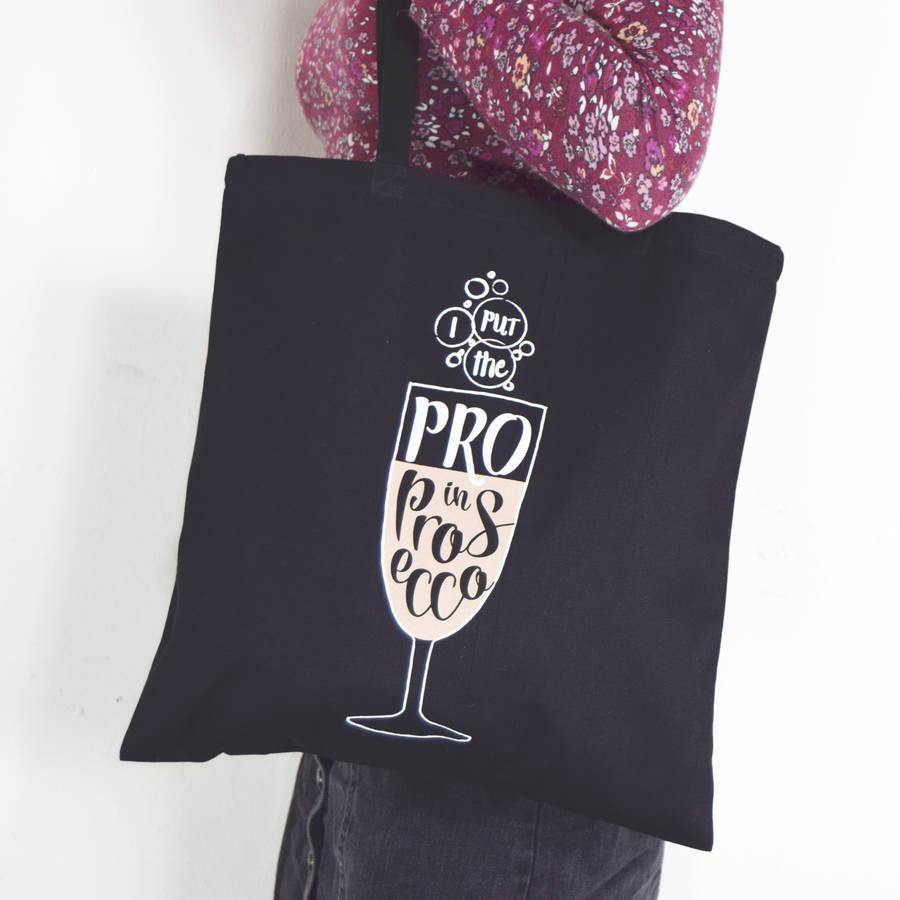 prosecco and chocolate handbag