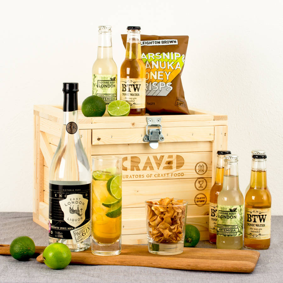 craft gin and tonic cocktail kit by craved