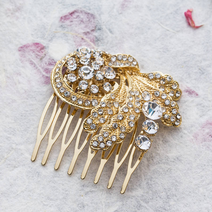 Annie Crystal Hair Comb By Lola & Alice 