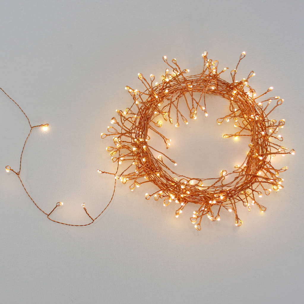 copper wire lights by idyll home