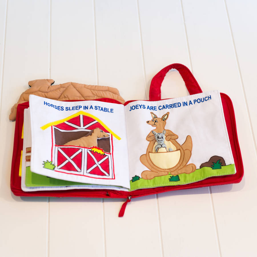 right at home personalised fabric book by jolly fine