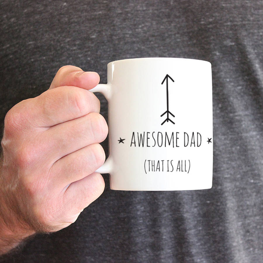 awesome dad ceramic mug by parkins interiors