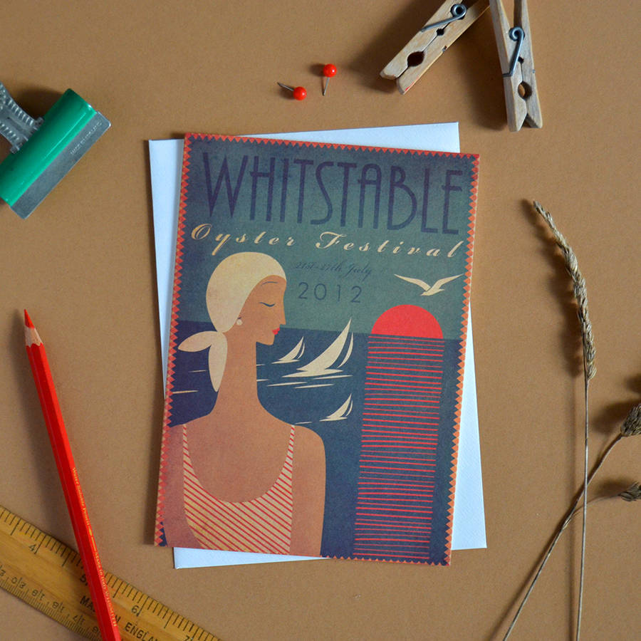 the 'kent' pack of six greetings cards by red gate arts