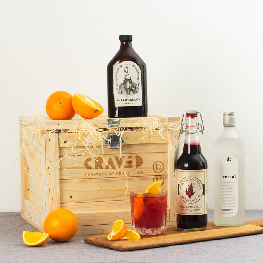 negroni cocktail kit by craved