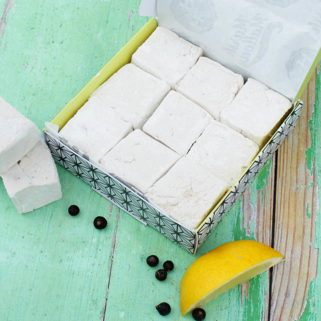 gin and tonic gourmet marshmallows by hearth & heritage
