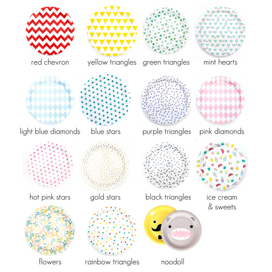 party tableware set by peach blossom