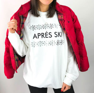 apres ski sweatshirt