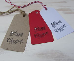 Christmas gift tags &amp; tokens | notonthehighstreet.com