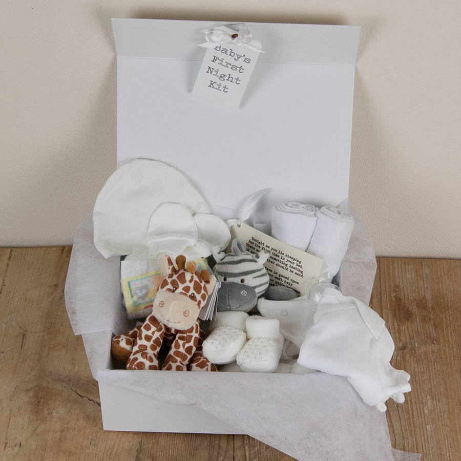 personalised baby shower gift star hospital bag by bspoke gifts