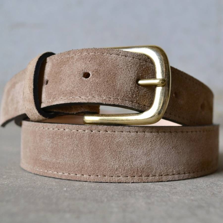 suede belt by tom lane