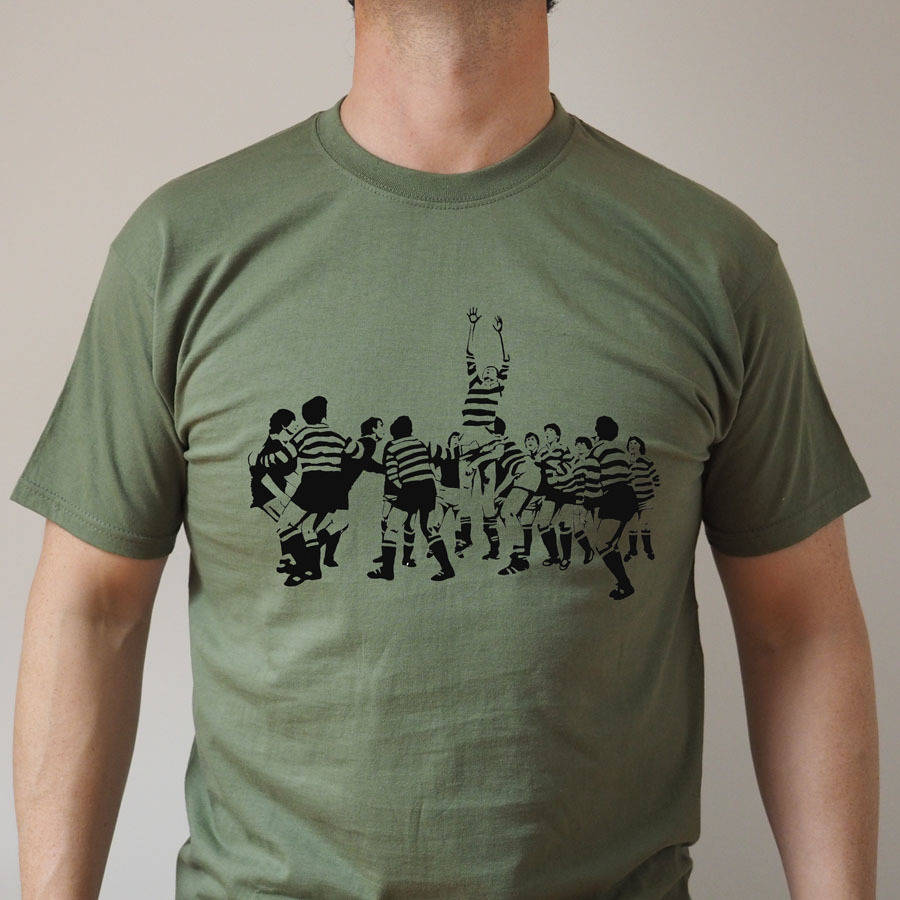 rugby stripes t shirt by stabo | notonthehighstreet.com