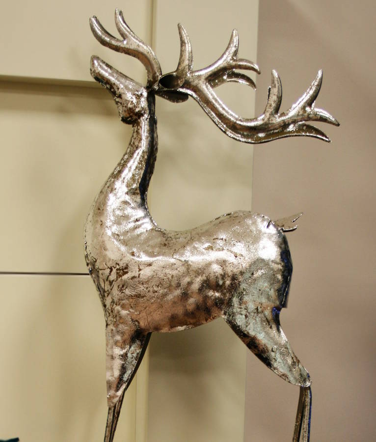 28 best large silver reindeer 3 pc pottery barn silver 28 best large silver reindeer 3 pc pottery barn silver
