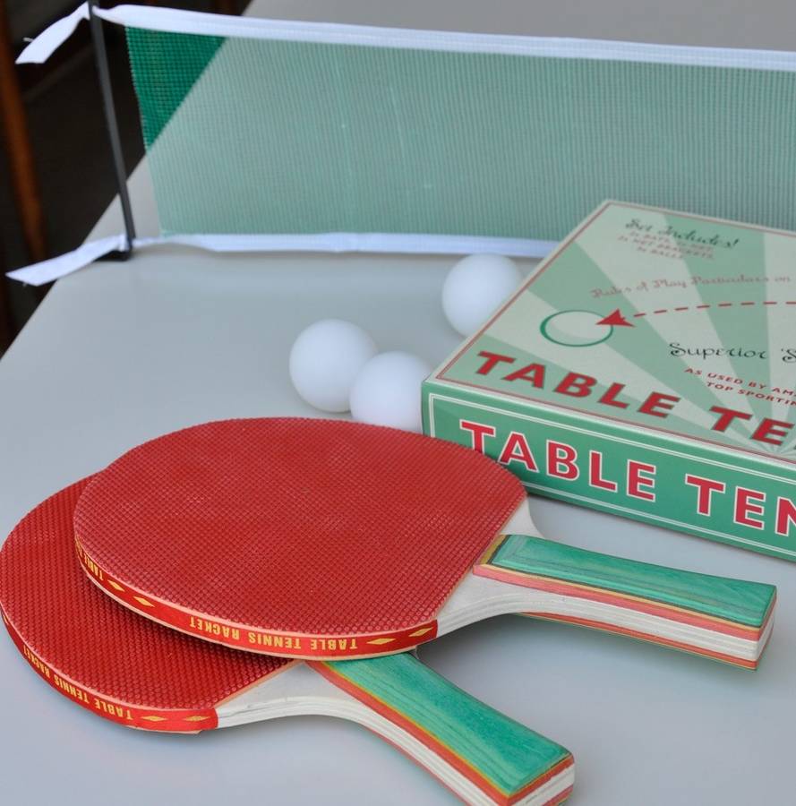 table tennis set by i love retro