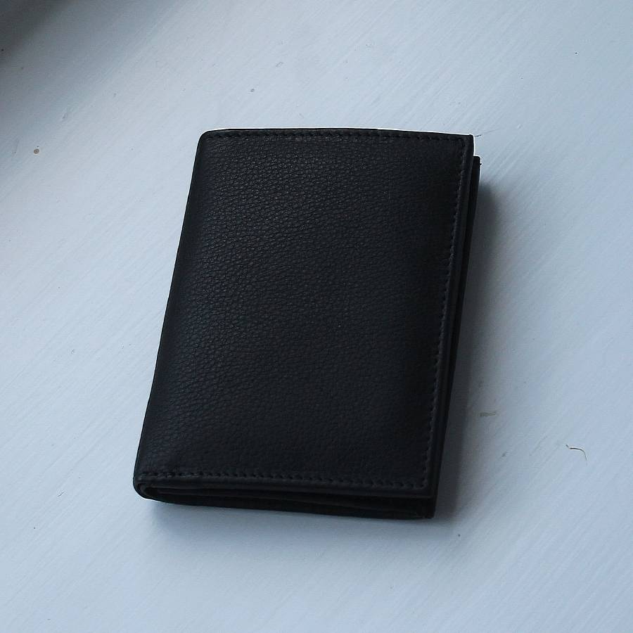 personalised mens leather wallet with coin pocket by nv london calcutta | www.bagsaleusa.com