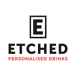 Etched Wedding Drinks Logo