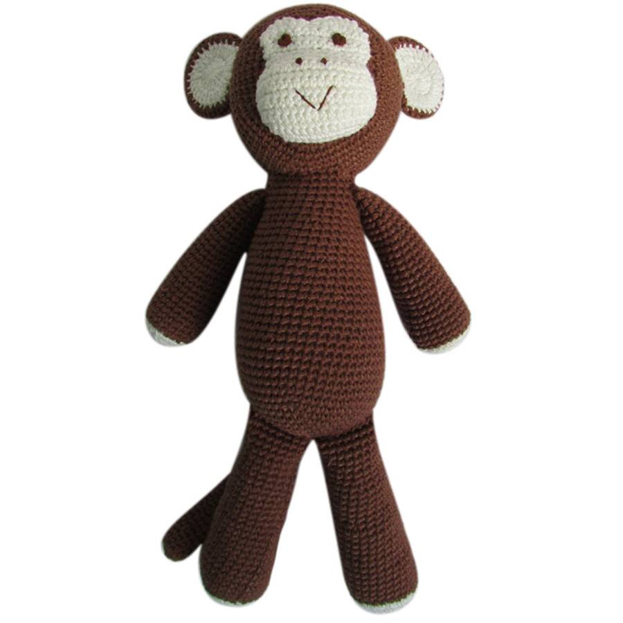 crochet monkey toy