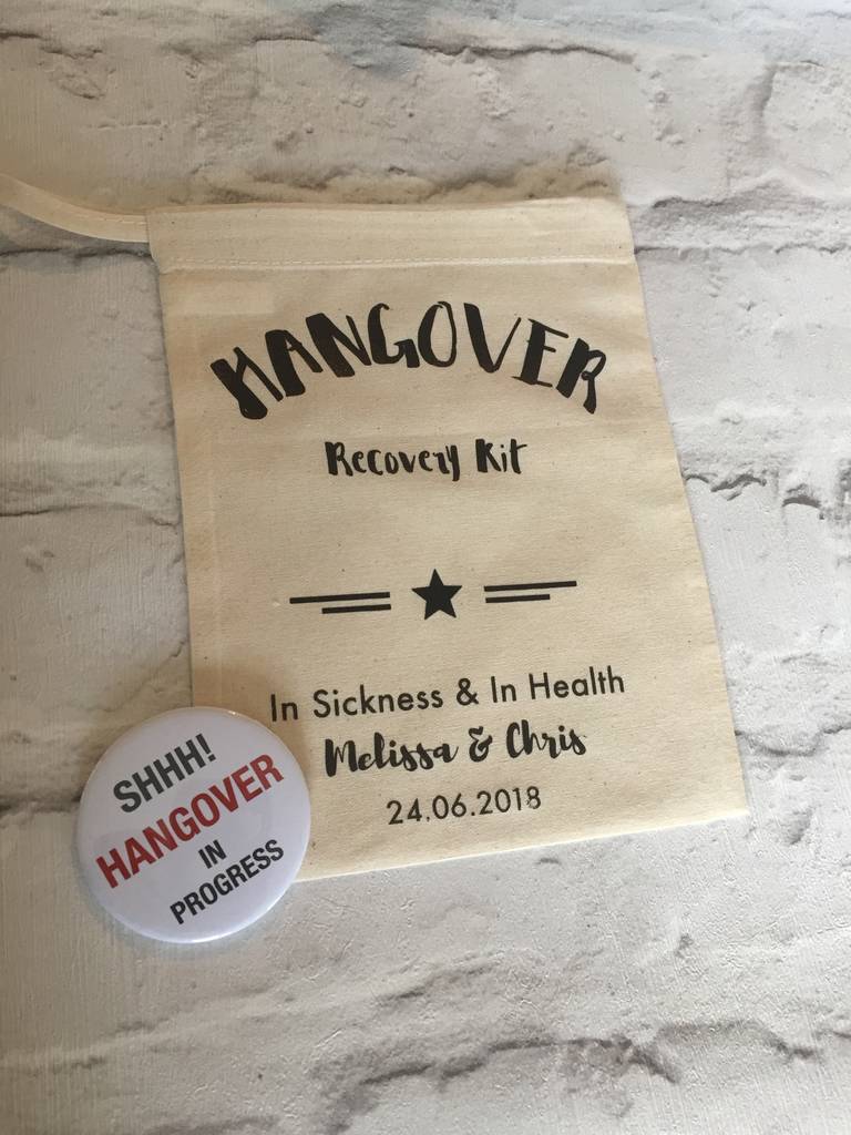 Hangover Recovery Kit Bag By Tailored Chocolates And Gifts