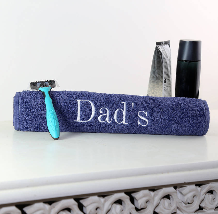 personalised face flannel / towel by duncan stewart textiles