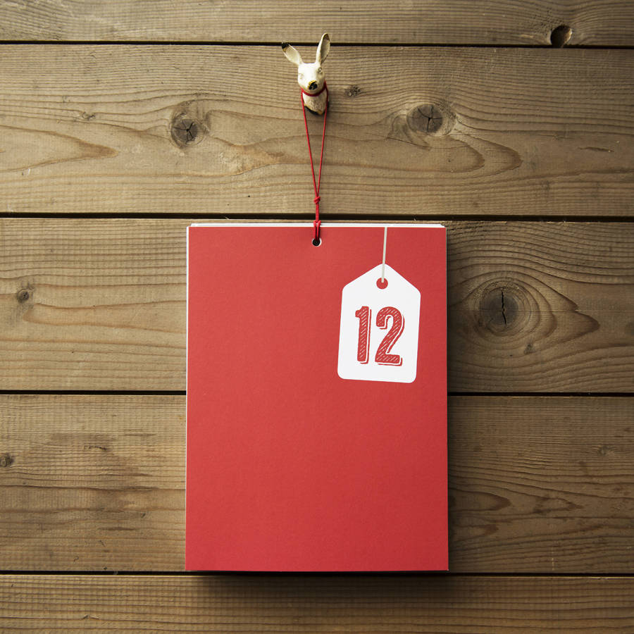 countdown to christmas advent calendar for grown ups by illustries