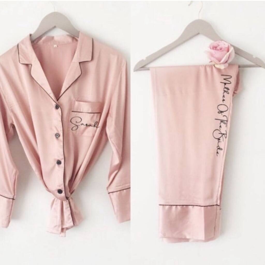 Personalised Bridesmaid Pyjamas By Perfect Parcels