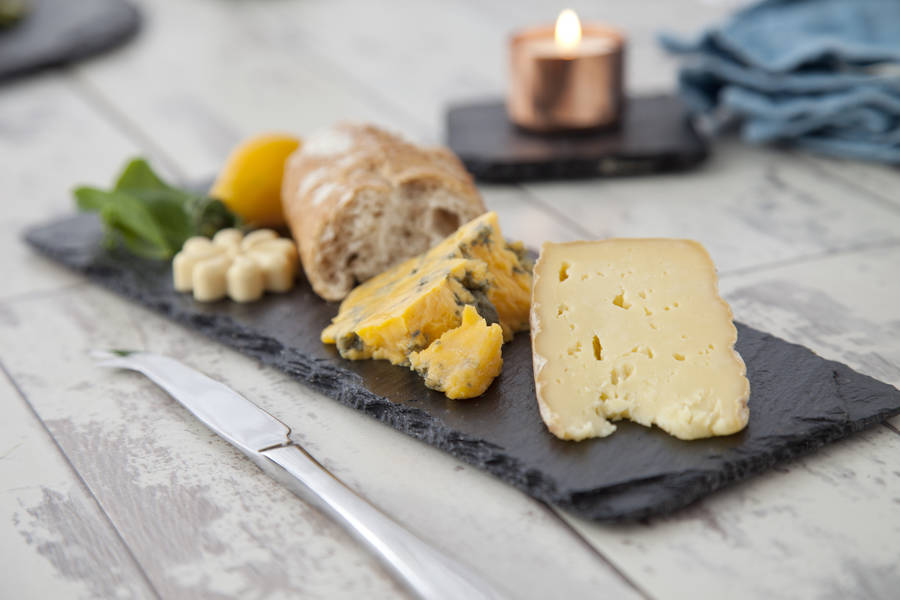 set of two slate starter plates by slated