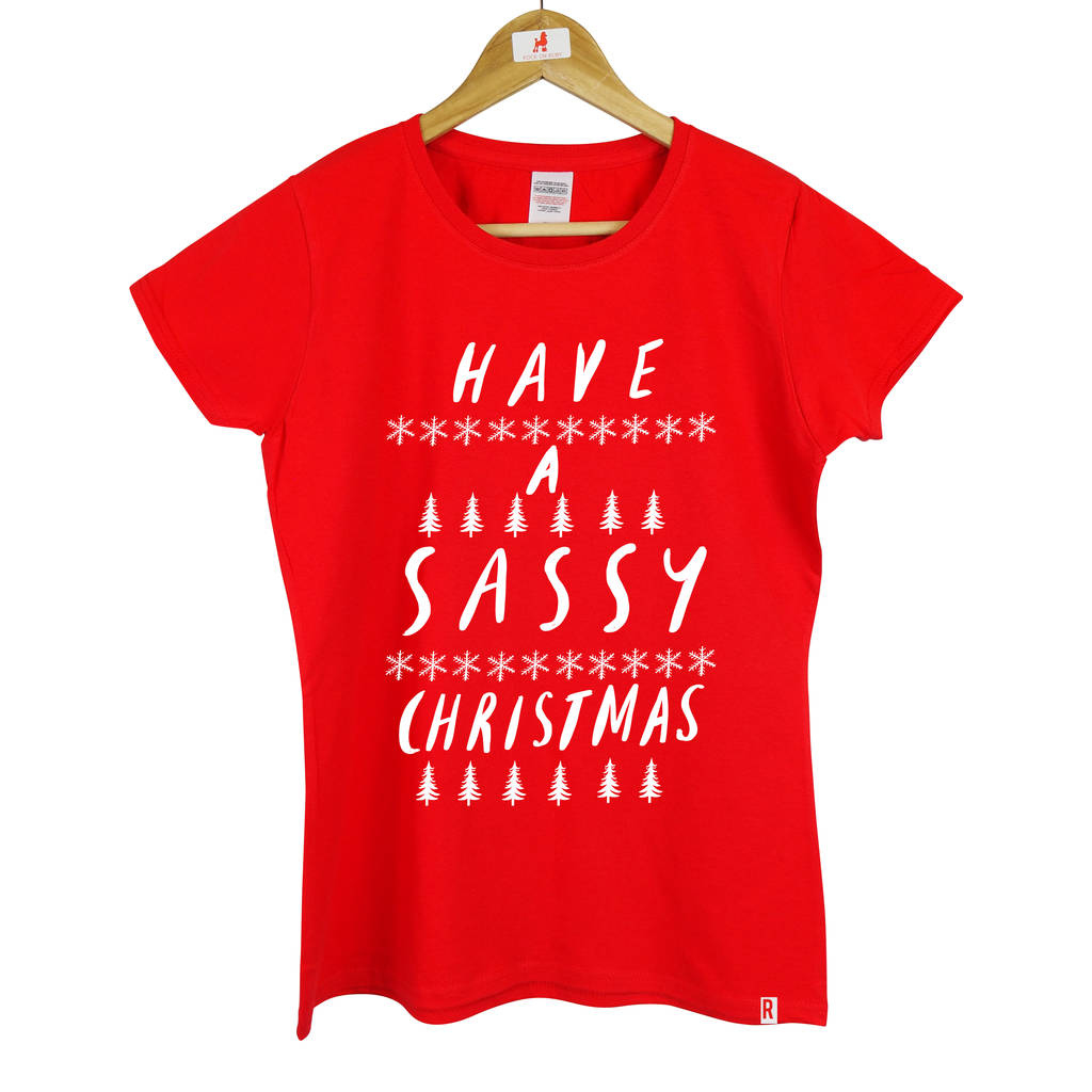 asda christmas ladies t shirts