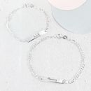 Personalised Sterling Silver Identity Bracelet By Lisa Angel