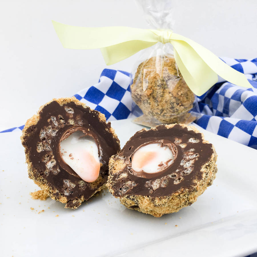 chocolate scotch egg by sweet trees