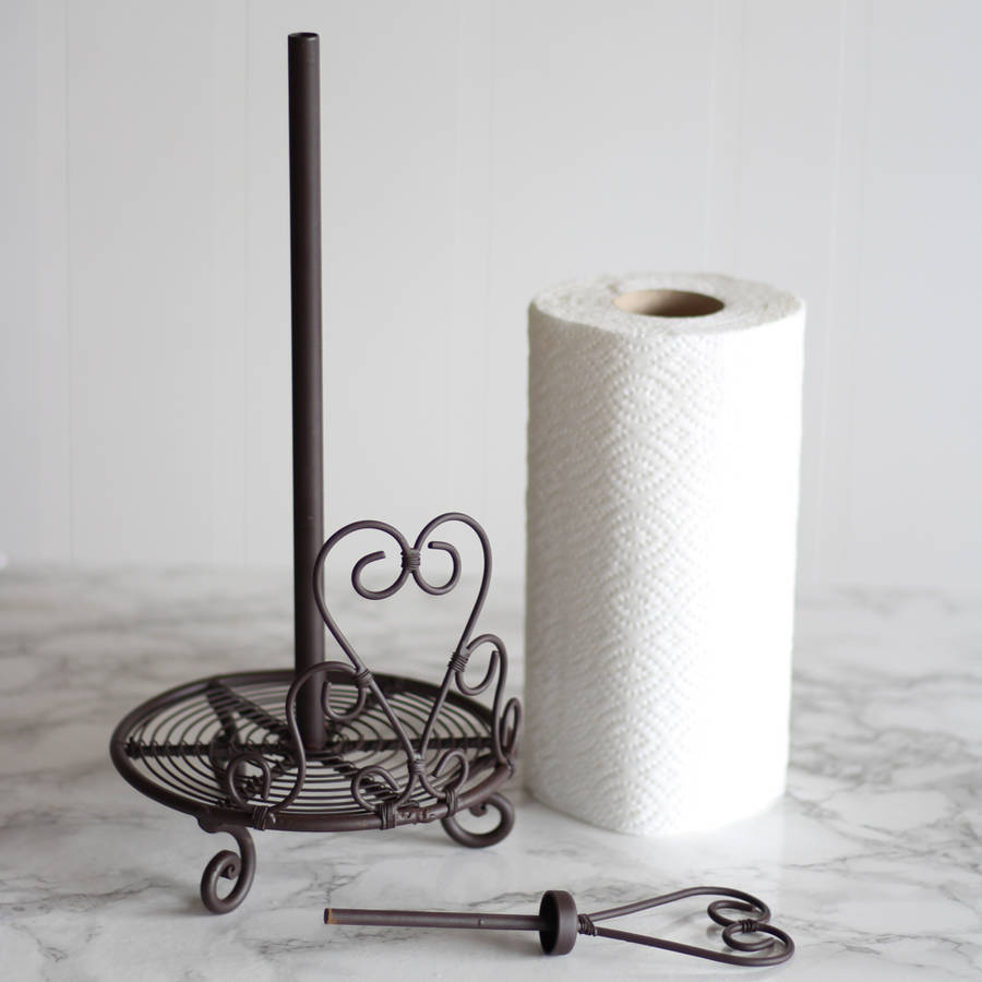 iron standing kitchen towel holder by dibor