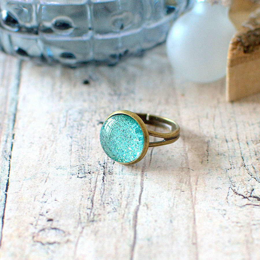 glitter jumbo ring