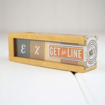 get in line puzzle by nest | notonthehighstreet.com