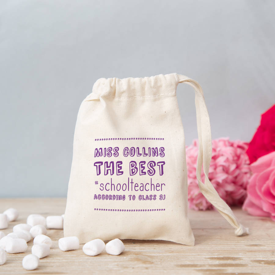 hashtag teacher bag with sweets by so close