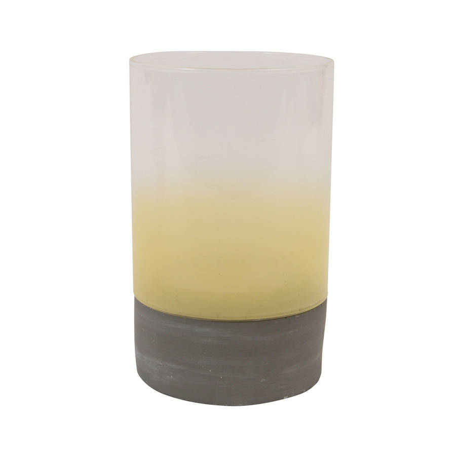 Cement Candle Holder Four Colours By Bonnie And Bell 