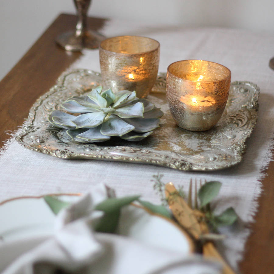 antique gold tray by the wedding of my dreams