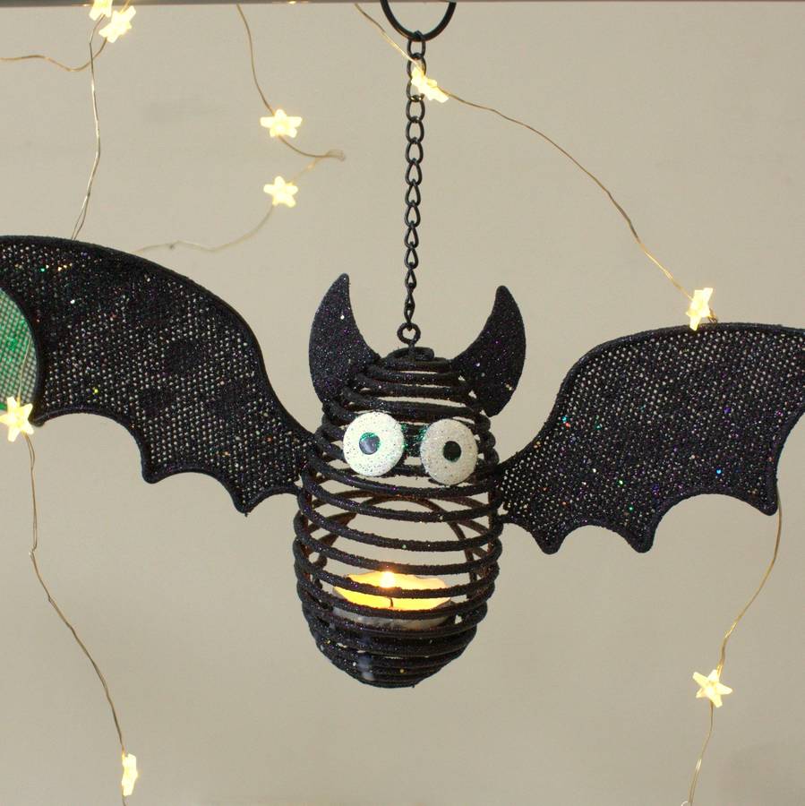 halloween bat lanterns by little ella james