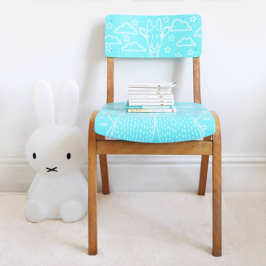 upcycled child's school chair by handsome vintage