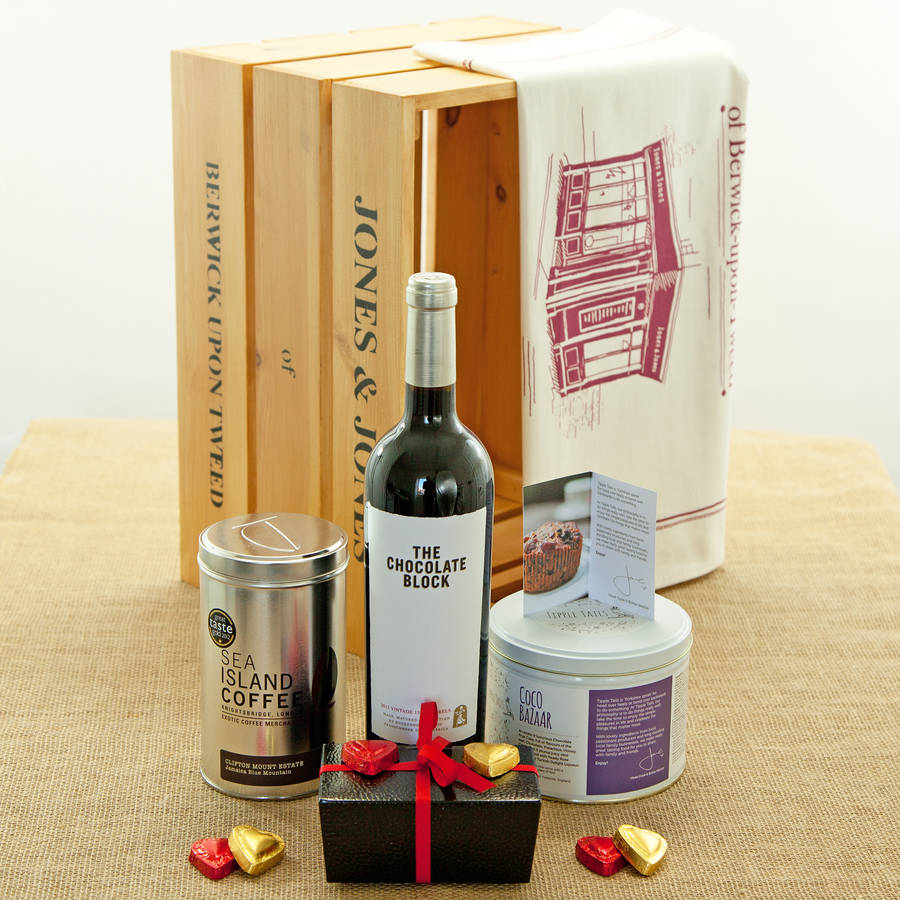 chocolate block south african red wine crate by jones and jones of