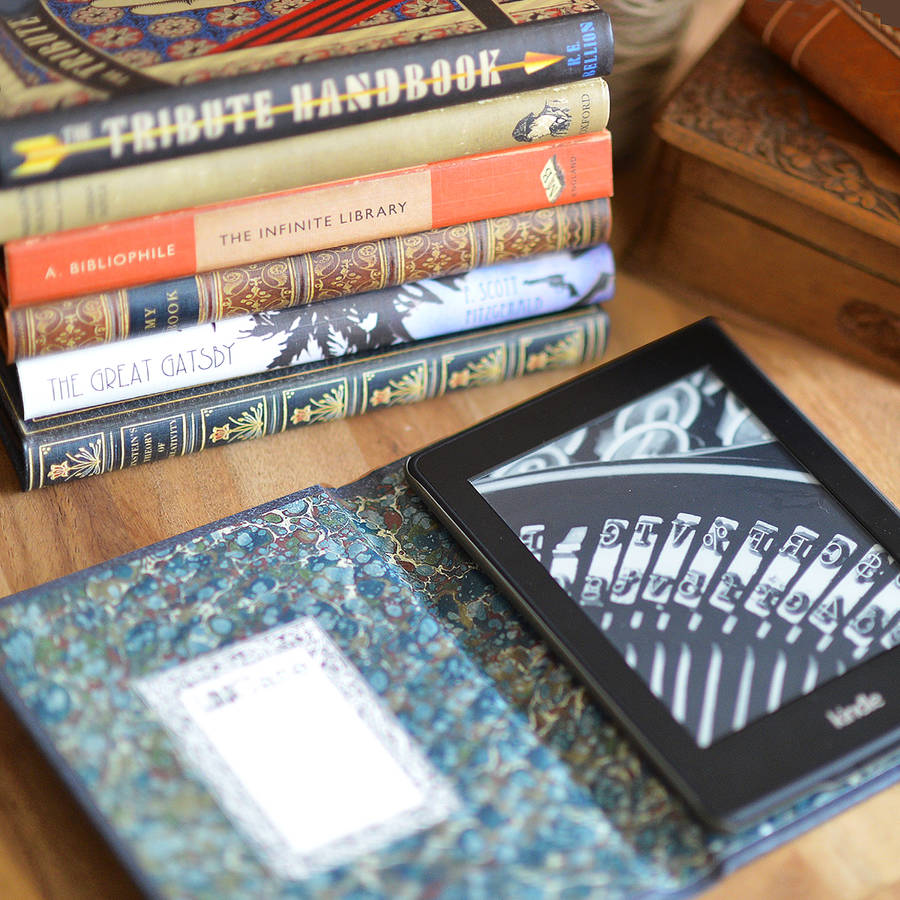 classic hardback book cover for kindle or tablet by klevercase