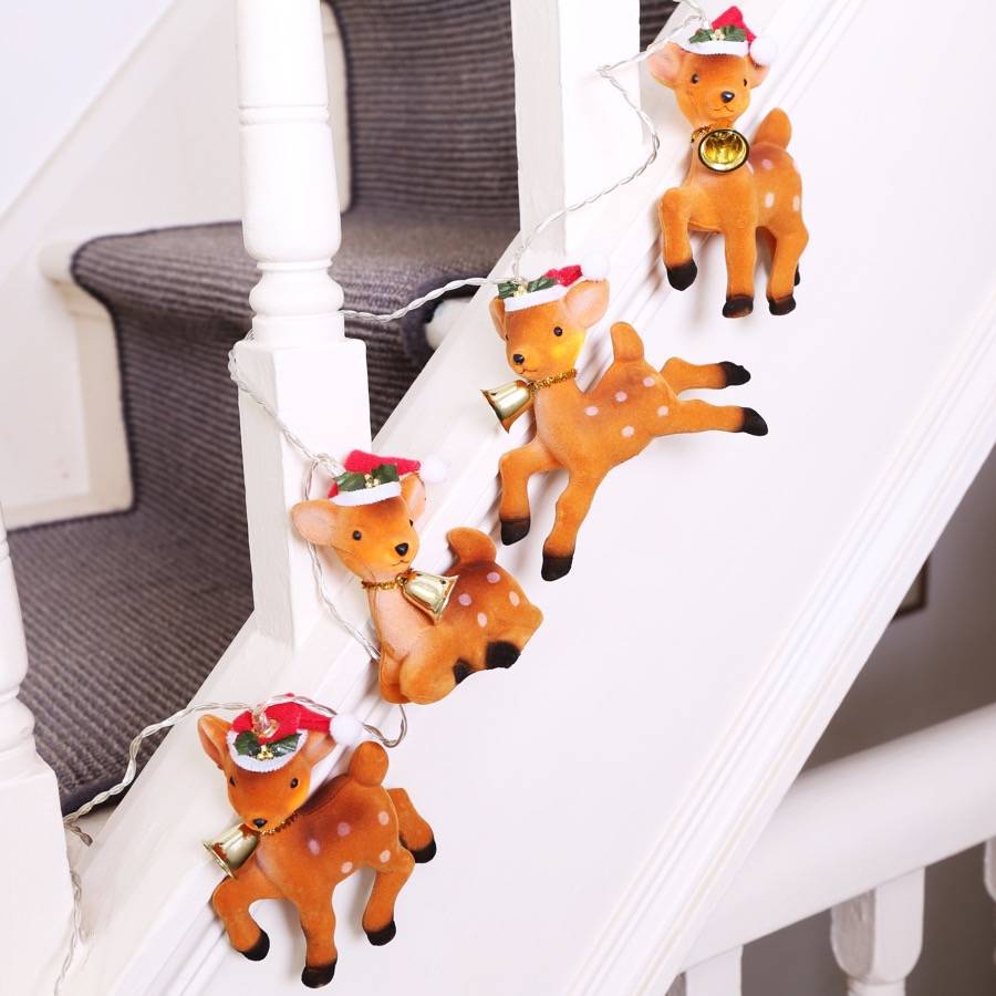 reindeer string lights by lisa angel notonthehighstreet.com