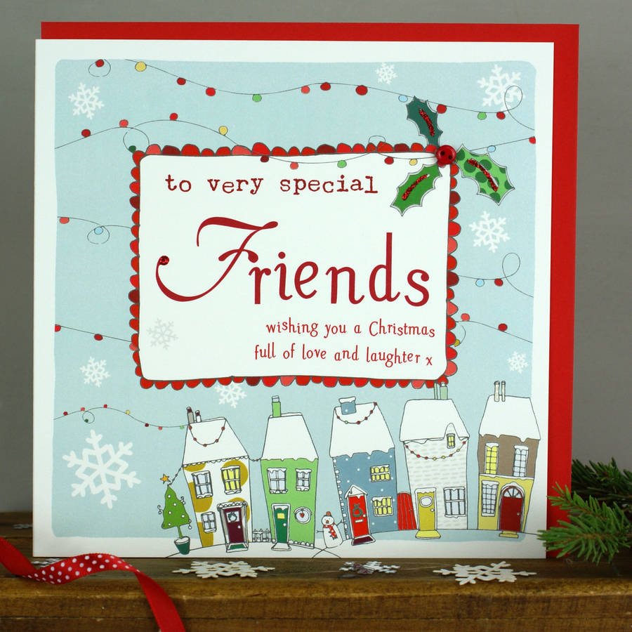 Christmas Card For Special Friends By Molly Mae Notonthehighstreet