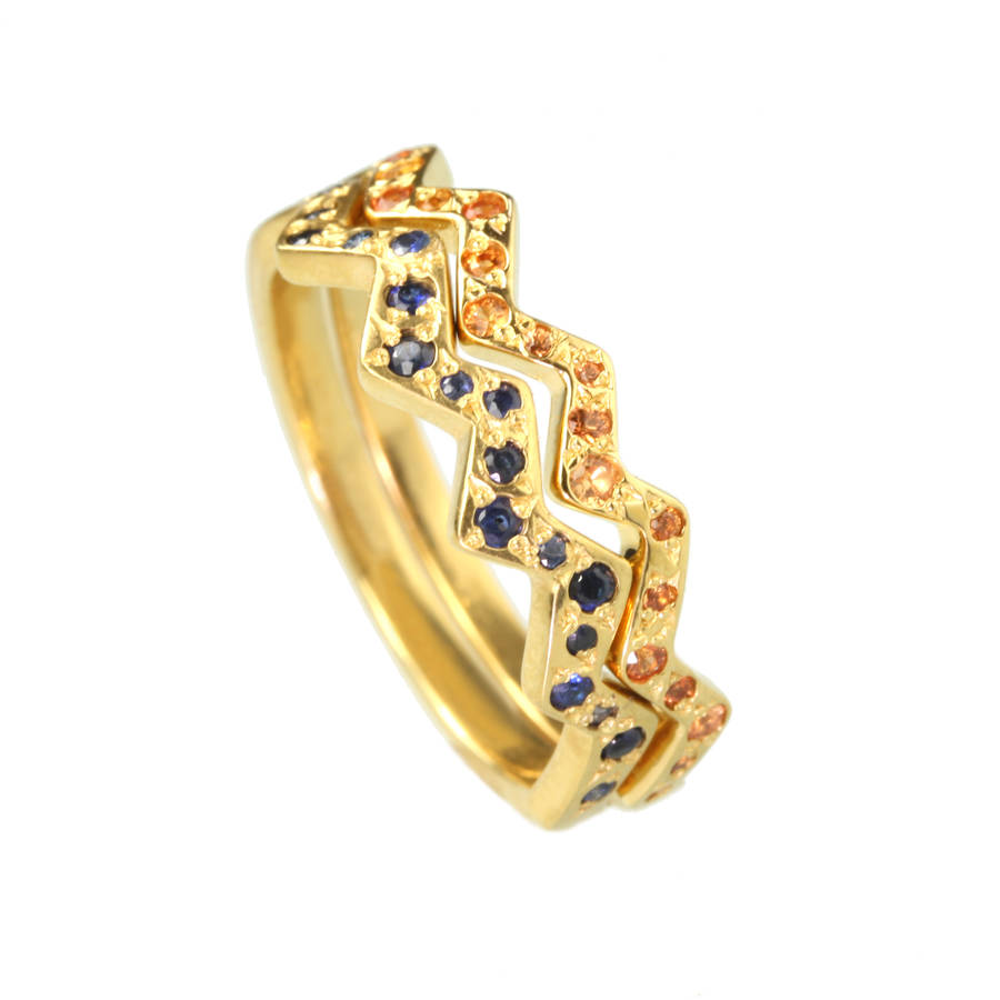 flash rings with sapphires by jana reinhardt jewellery