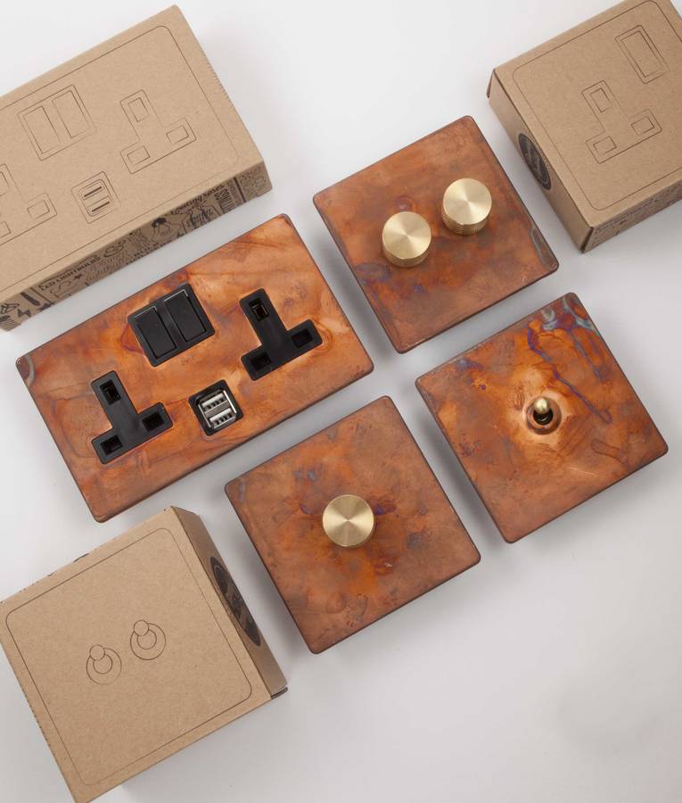 designer light switches and plug sockets by dowsing & reynolds
