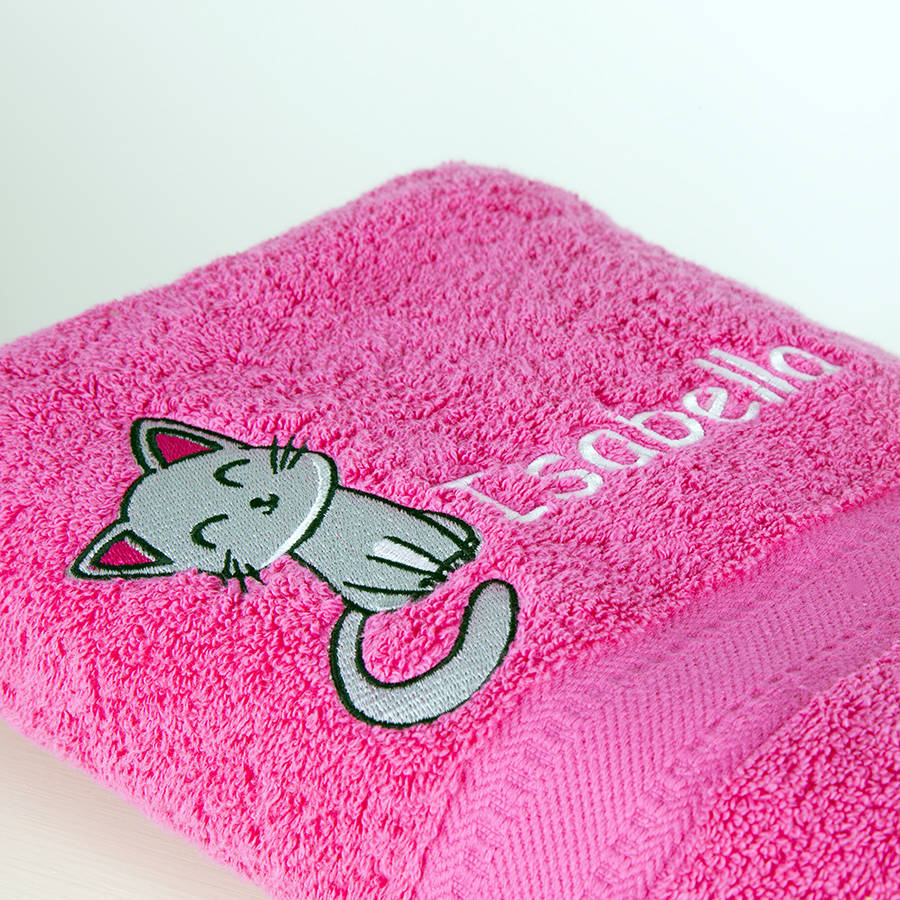 personalised children's bath towel by duncan stewart